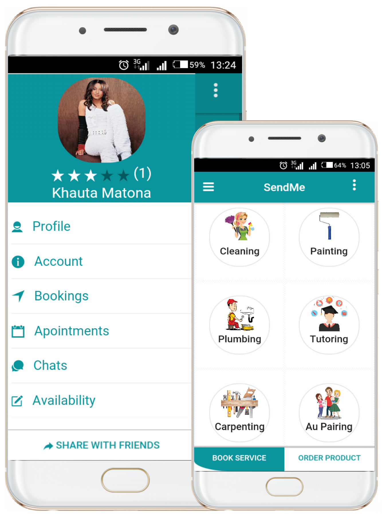 mobile screen