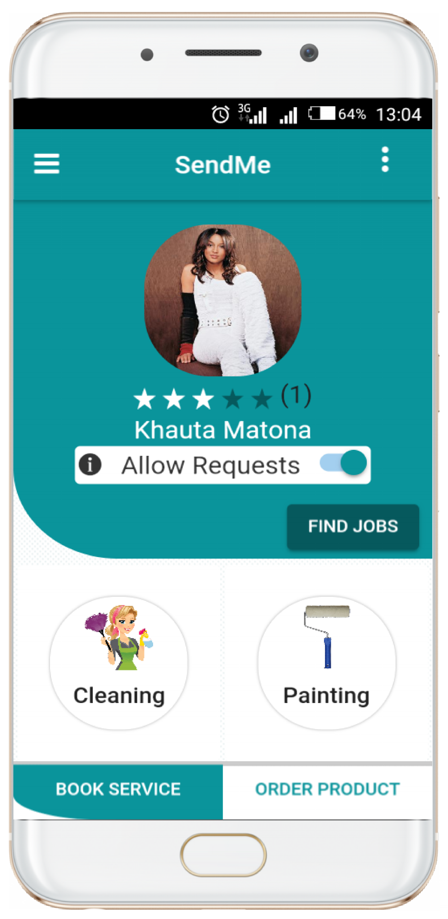 mobile screen